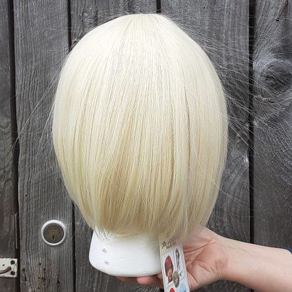 He-Man cosplay wig back view