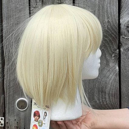 He-Man cosplay wig side view