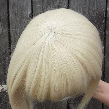 He-Man cosplay wig top view