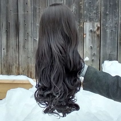 Asami cosplay wig back view