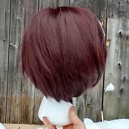 Emet-Selch cosplay wig back view