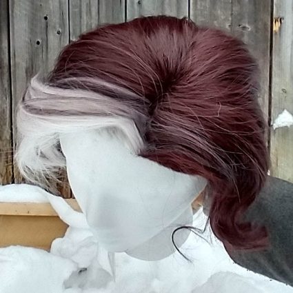 Emet-Selch cosplay wig top view