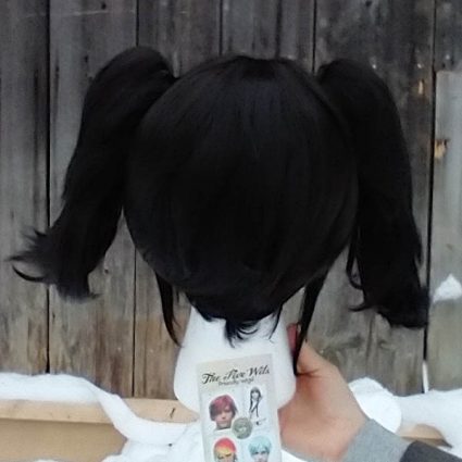 Coal Sprite cosplay wig back view