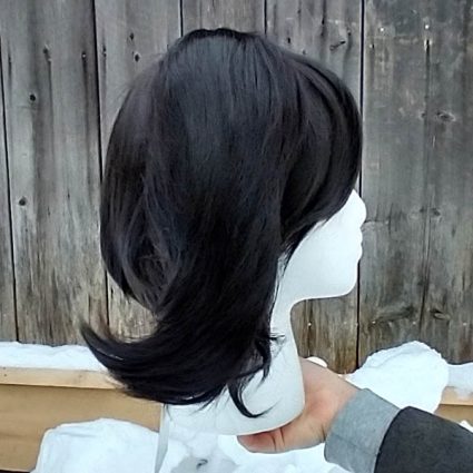 Coal Sprite cosplay wig side view
