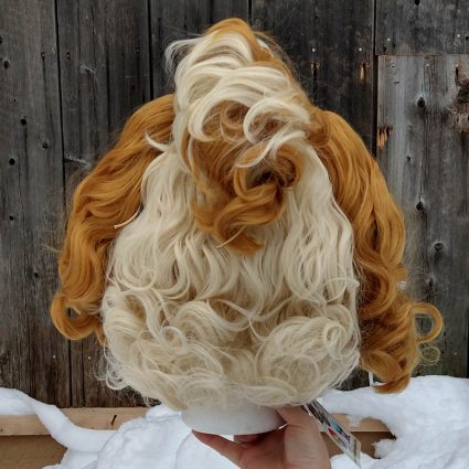 Isabelle cosplay wig back view