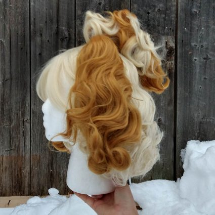 Isabelle cosplay wig side view