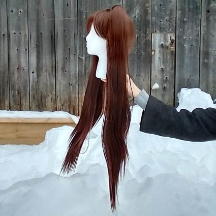 UWU Big cosplay wig side view