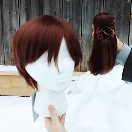 UWU Smol cosplay wig clip view