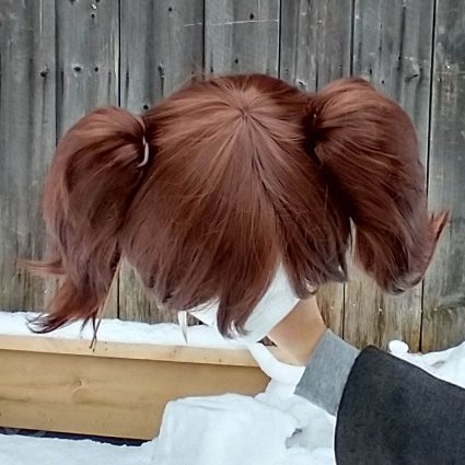 UWU Smol cosplay wig top view