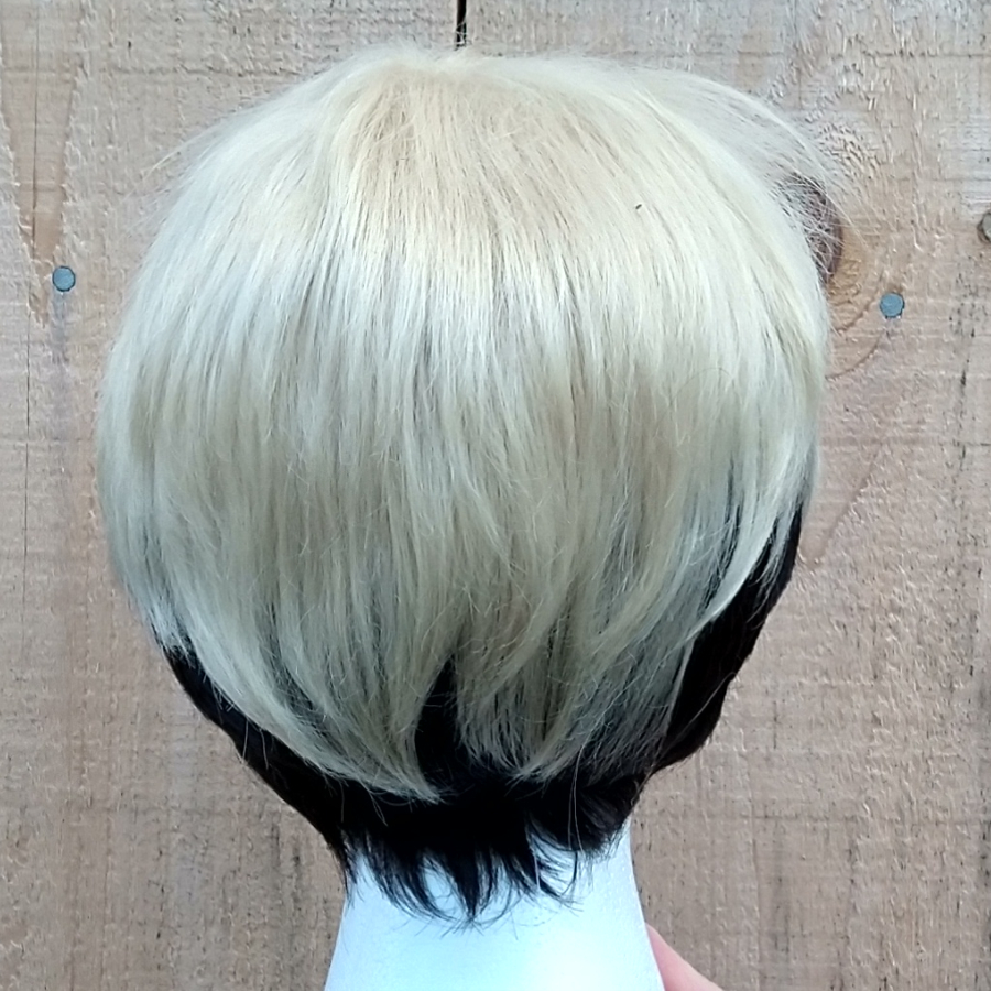 Blonde undercut hotsell wig