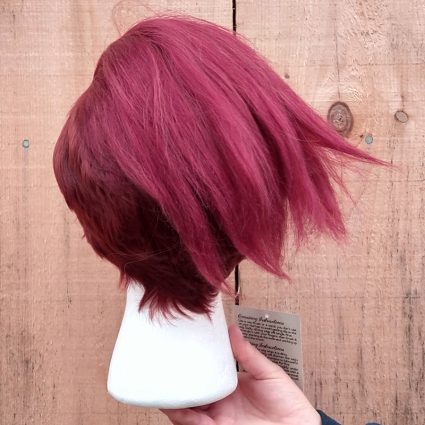 Vi cosplay wig back view