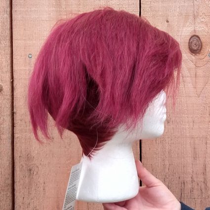 Vi cosplay wig right side view