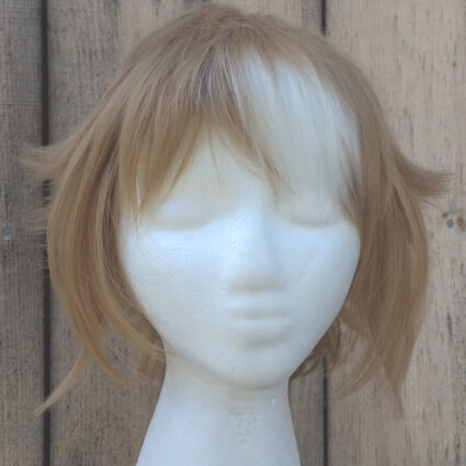 Gorou cosplay wig front view without clips