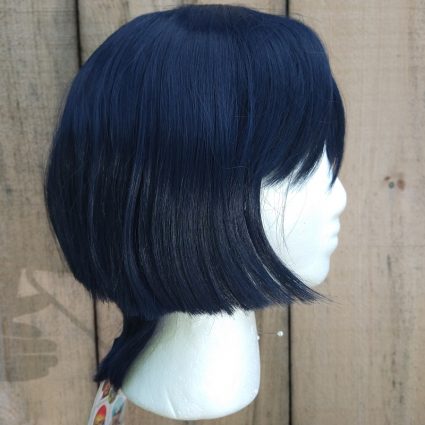 Scaramouche cosplay wig side view