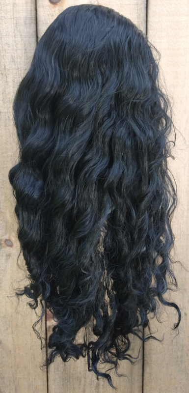 Blackbeard cosplay wig back view