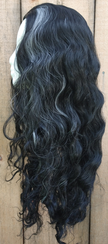 Blackbeard cosplay wig left side view