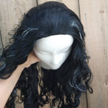 Blackbeard cosplay wig top view