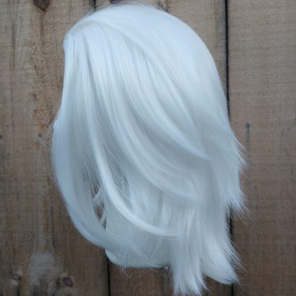 Hades cosplay wig side view