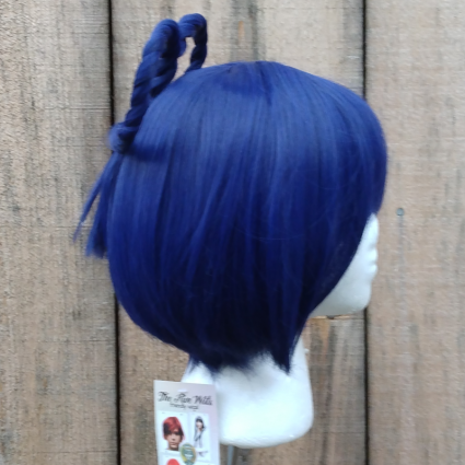 Xiangling cosplay wig side view