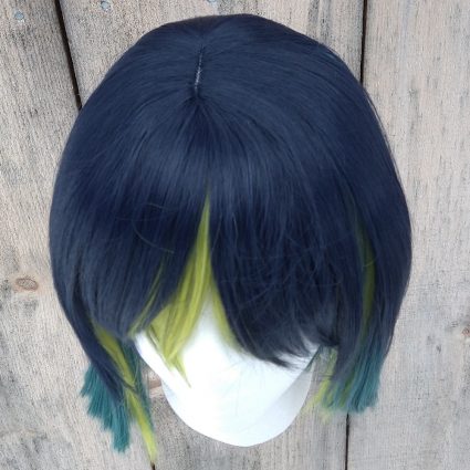 Tighnari cosplay wig top view