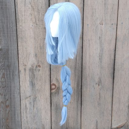 Shenhe cosplay wig side view