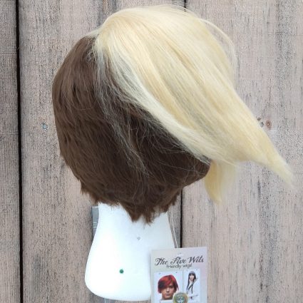 Vash cosplay wig back view