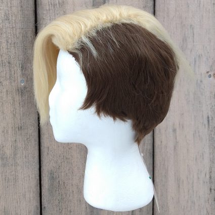 Vash cosplay wig left side view