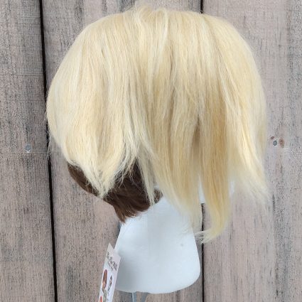 Vash cosplay wig right side view