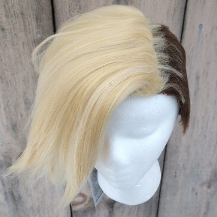 Vash cosplay wig top view