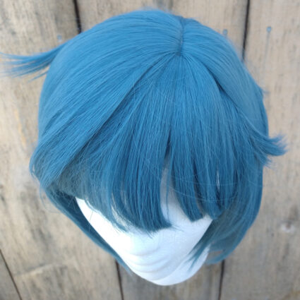 Xingqiu cosplay wig top view