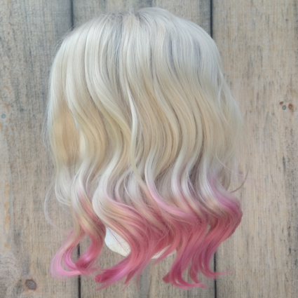 Gwen cosplay wig left side view