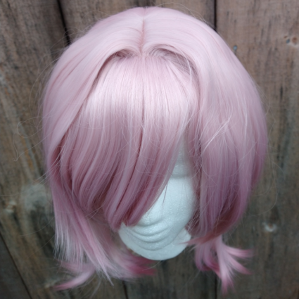 March 7th cosplay wig top view