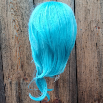 Eula cosplay wig back view