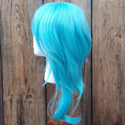 Eula cosplay wig side view