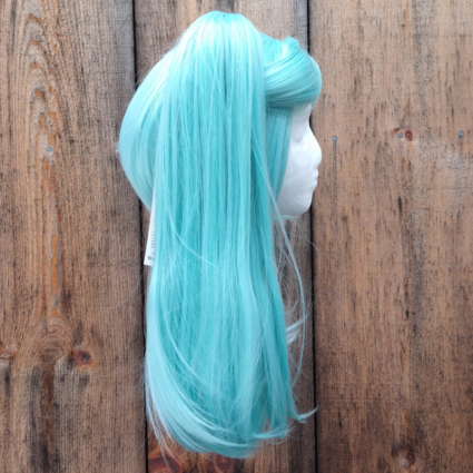 Rebecca cosplay wig side view
